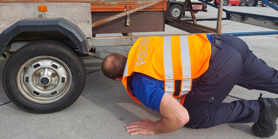 Mobile Schwerverkehrskontrollen