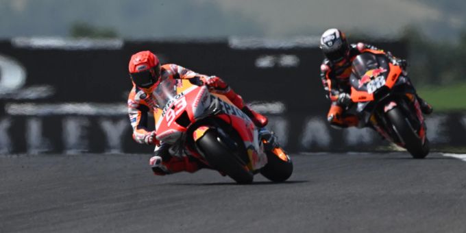 Marc Marquez (Honda) beim Training zum Mugello-GP der MotoGP. Marc Marquez MotoGP