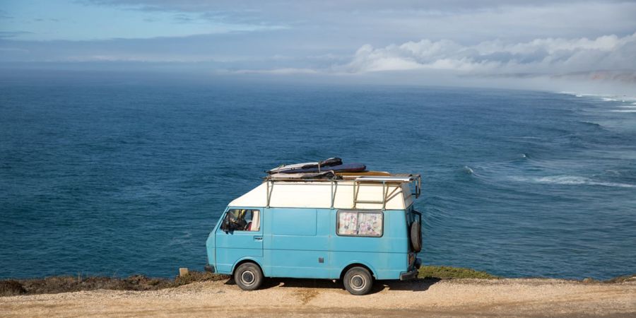 Meer Wohnmobil Küste Klippen