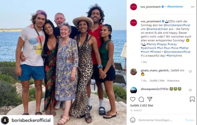 Boris Becker präsentiert seine Patchwork-Familie in den Ferien. lilly becker