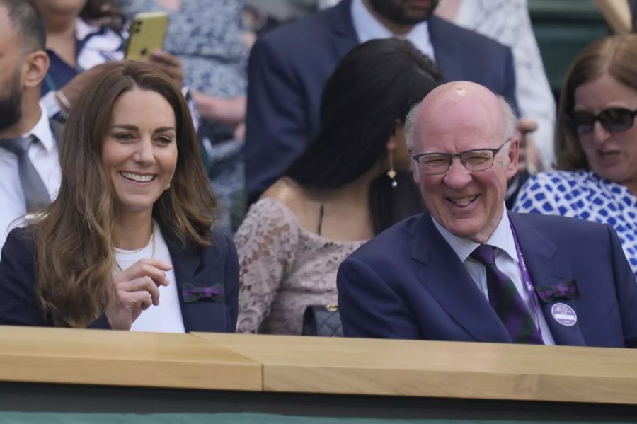 Kate Middleton am Wimbledon Turnier am Freitag.