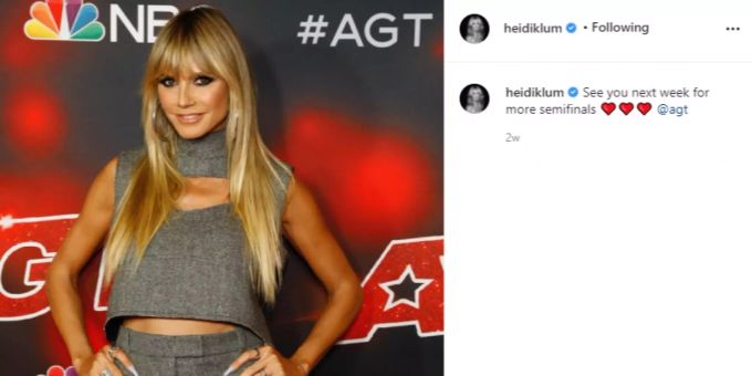 Heidi Klum wird immer dünner. Heidi Klum