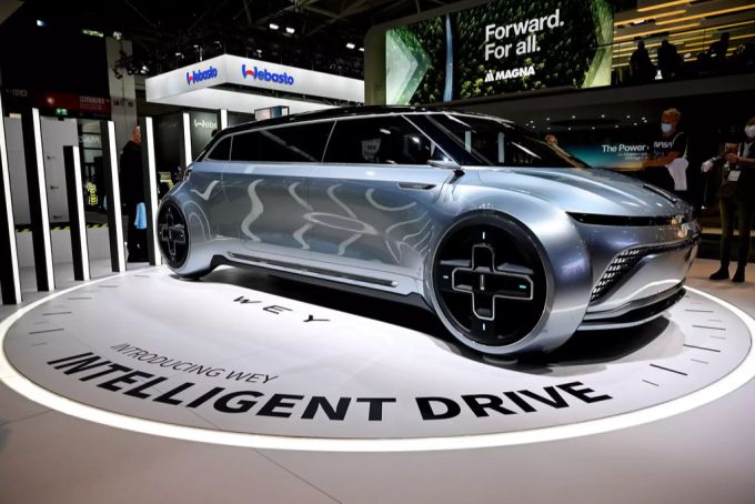 Das neue E-Auto von Wey, einem Tochterunternehmen der Great Wall Motors. Great Wall Motors