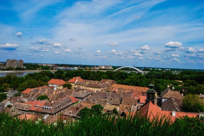 Novi Sad. Blich über die Stadt