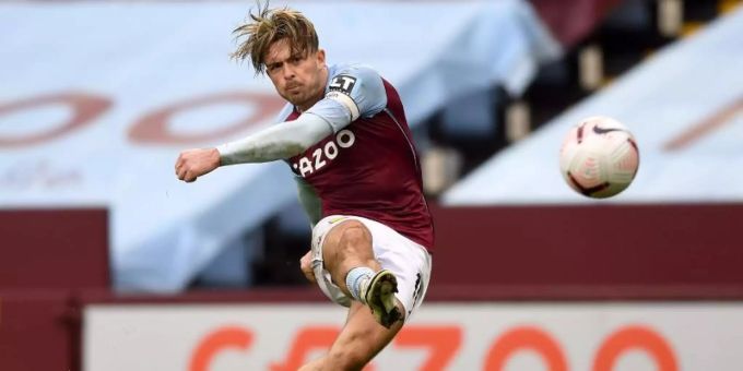 Jack Grealish wird mit einem Wechsel zu Manchester City in Verbindung gebracht. Jack Grealish