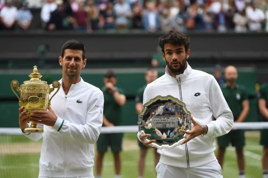 Im Final zieht Matteo Berrettini den Kürzeren.