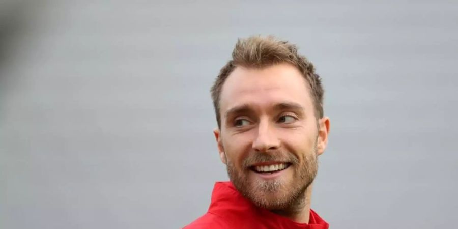 Dürfte in Italien nicht mit einem Defibrilator spielen: Der Däne Christian Eriksen. Foto: Tim Goode/PA Wire/dpa