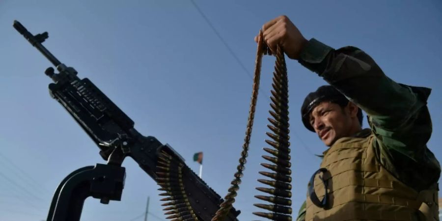 Afghanischer Soldat in Herat