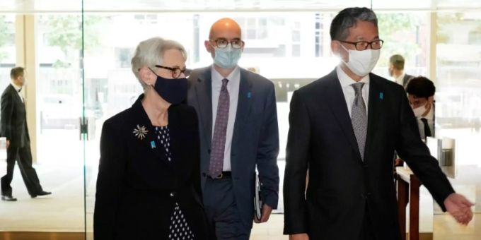 US-Vize-Aussenministerin Wendy Sherman in Tokio US-Vize-Aussenministerin Wendy Sherman in Tokio