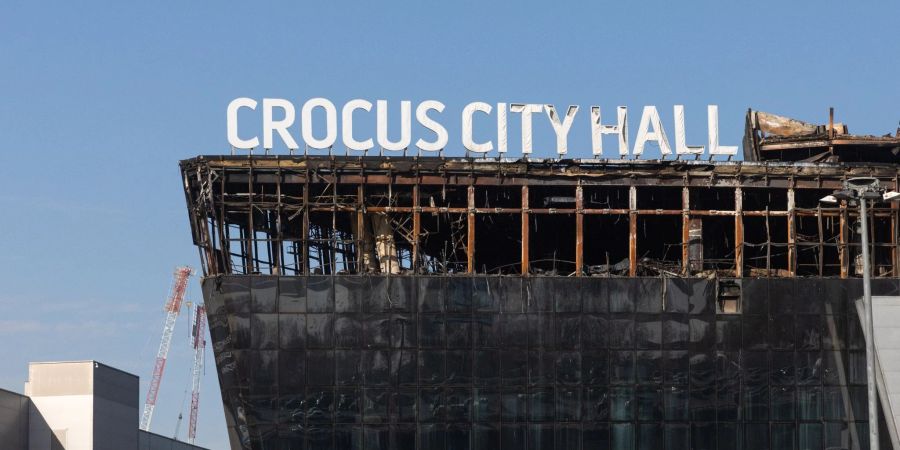 Der Anschlagsort: Die Konzerthalle Crocus City Hall in Moskau.