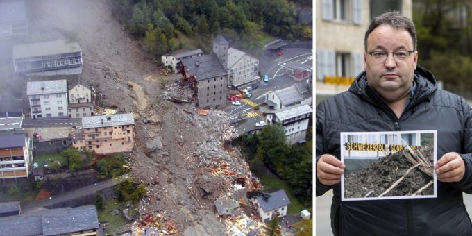 Am 14. Oktober 200 wurde Gondo VS verschüttet. Damaliger Gemeindepräsident war Roland Squaratti. Gondo Blatten