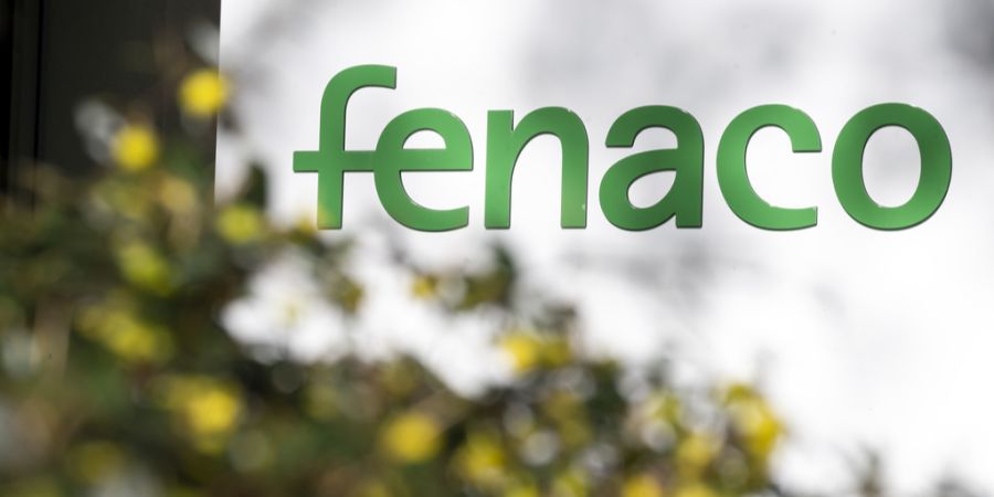 Fenaco Gebäude Schriftzug