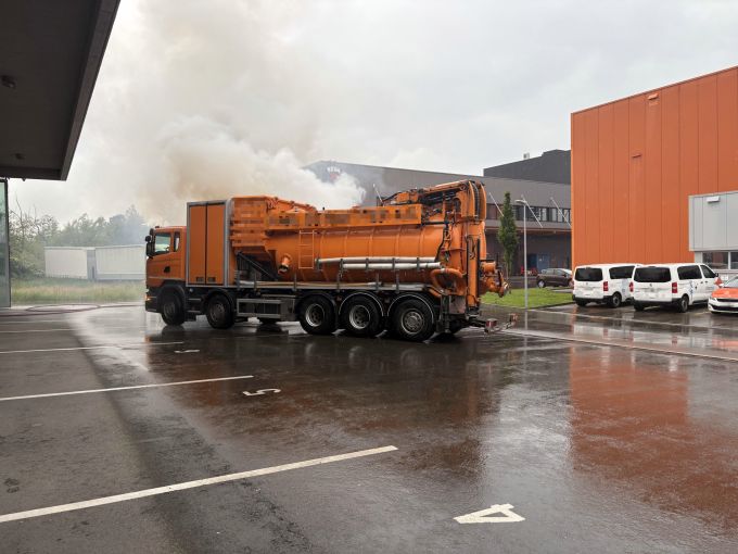 Beim Brand entstand Sachschaden. Sachschaden