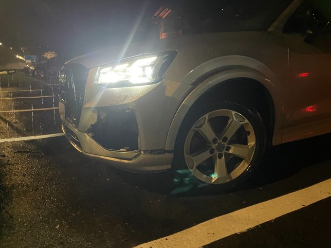 Das Auto der alkoholisierten Lenkerin. Auto