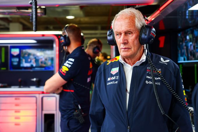 Helmut Marko, Motorsportberater bei Red Bull, beim Imola-GP der Formel 1. Helmut Marko Red Bull