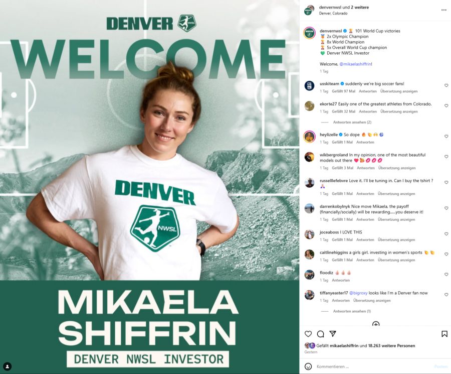 Mikaela Shiffrin Denver NWSL
