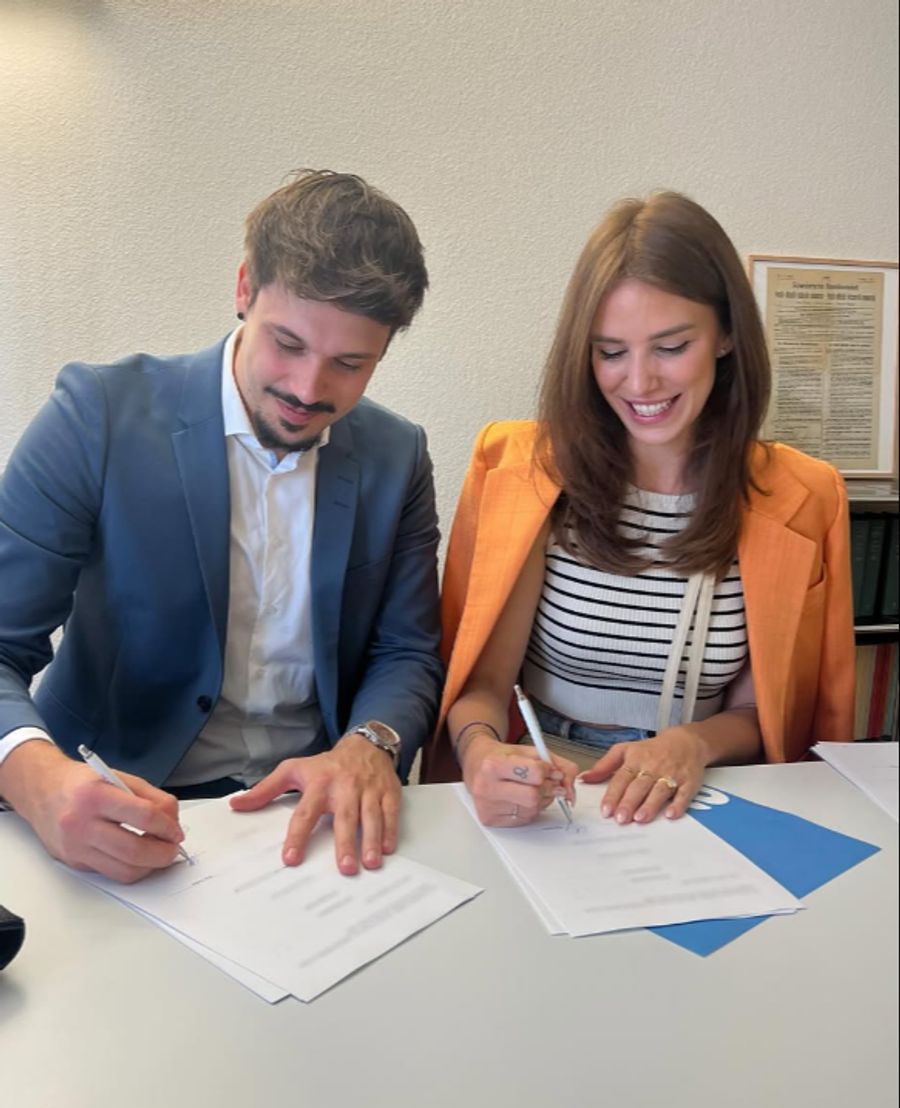 Die Influencerin und ihr Verlobter kauften sich ein Grundstück in Luzern.