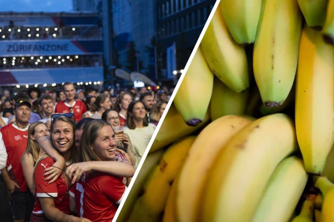 Bananen EM-Fanzone