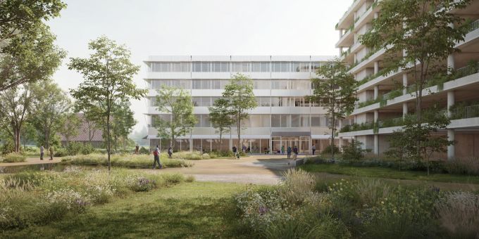 So soll der Neubau des Spitals Sursee aussehen. Luks