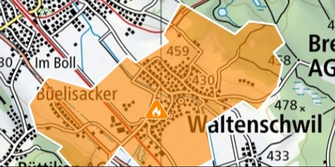 Brand in Waltenschwil AG am Mittwochmorgen. waltenschwil