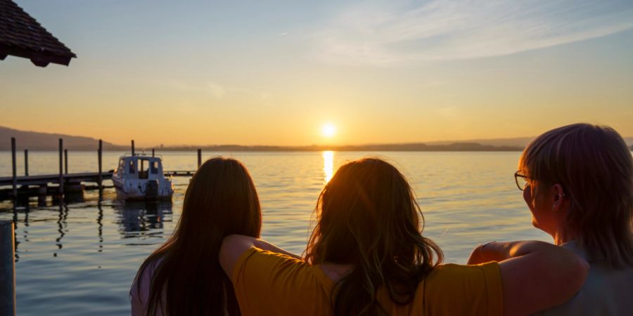 Sonnenuntergang Zug Zugersee