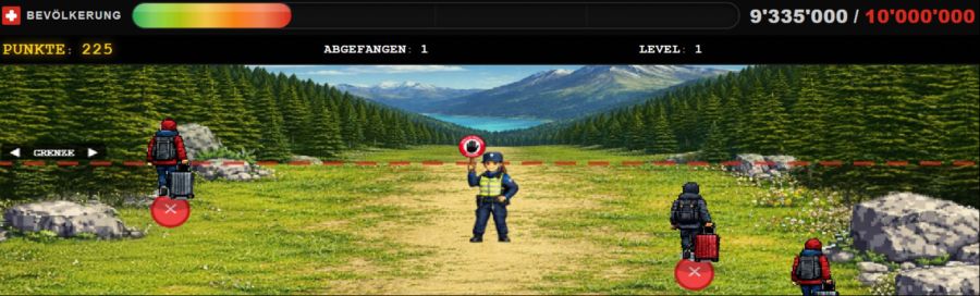 Oben im Spiel läuft eine Bevölkerungsanzeige mit. Sie steigt in Richtung zehn Millionen Einwohner.