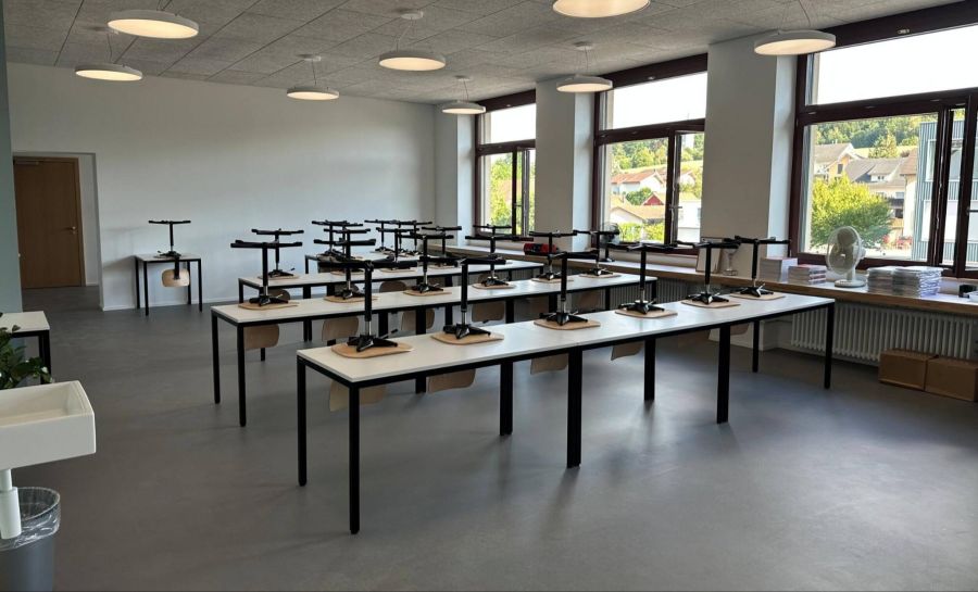 Modern und schlicht: Die neuen Klassenräume des Dörfli 1.