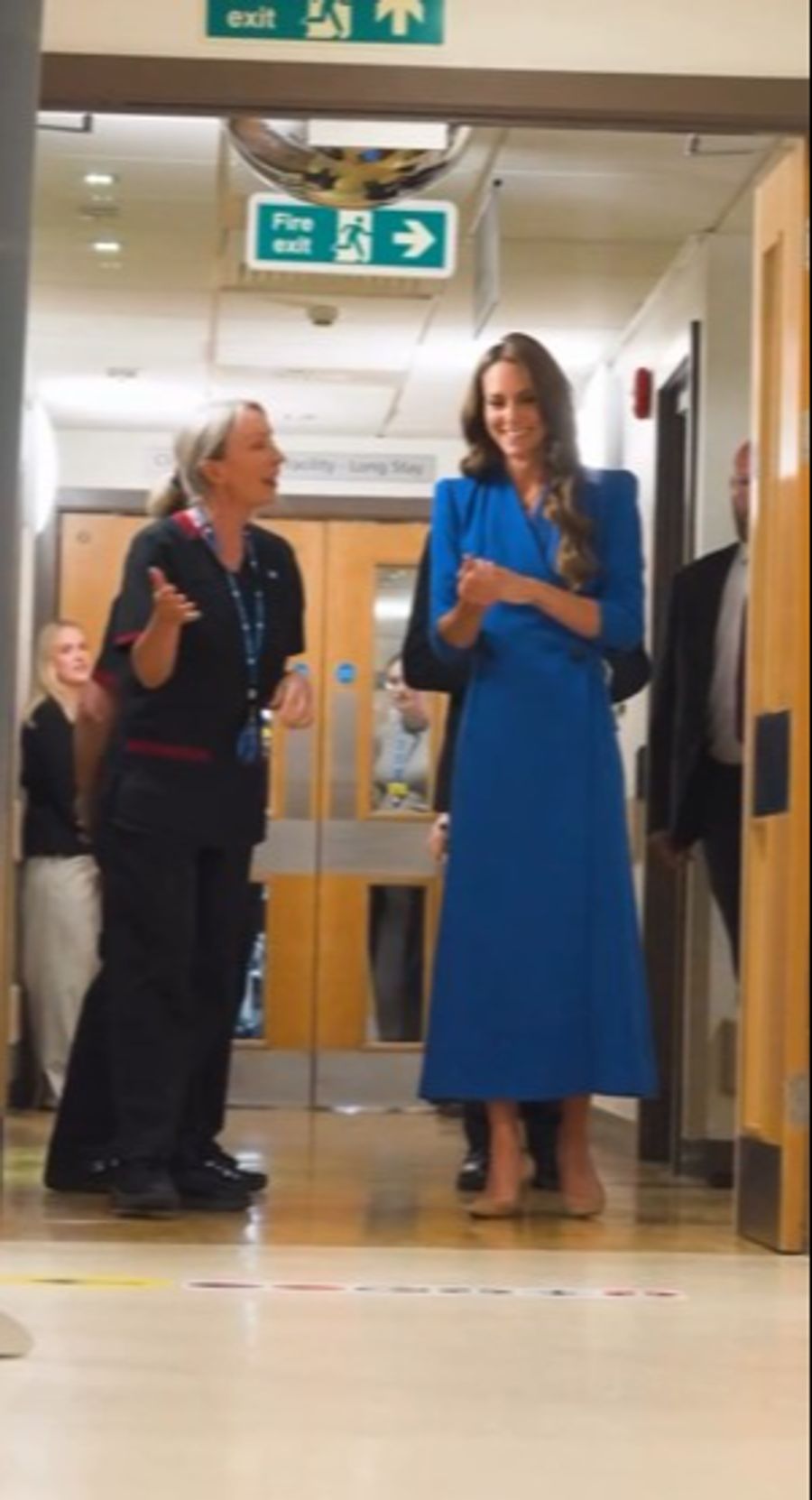 Kate Middleton besucht das Krebszentrum in Manchester.
