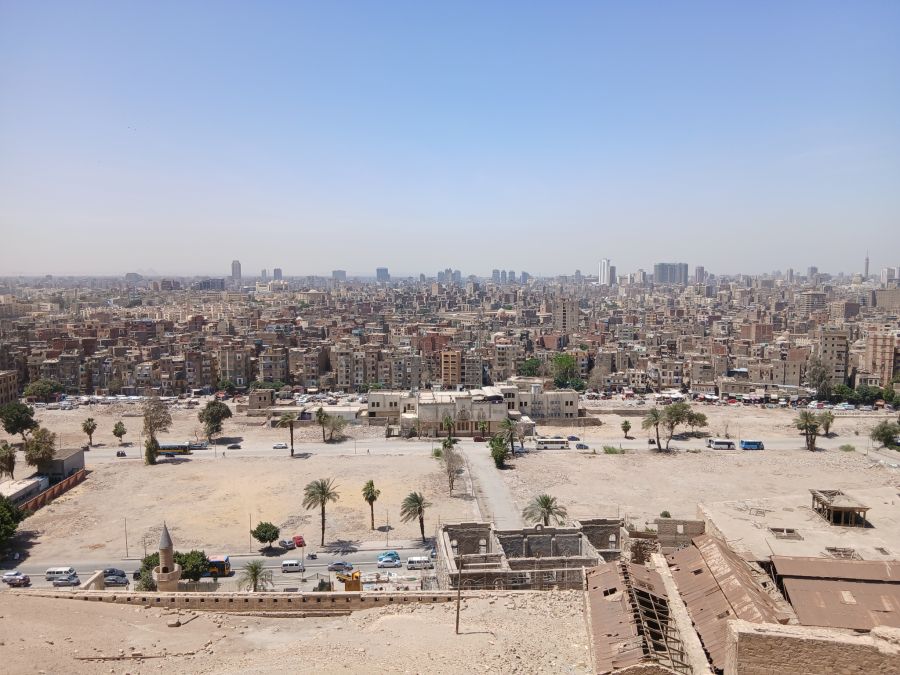Der Blick von der Zitadelle aus über Kairo.