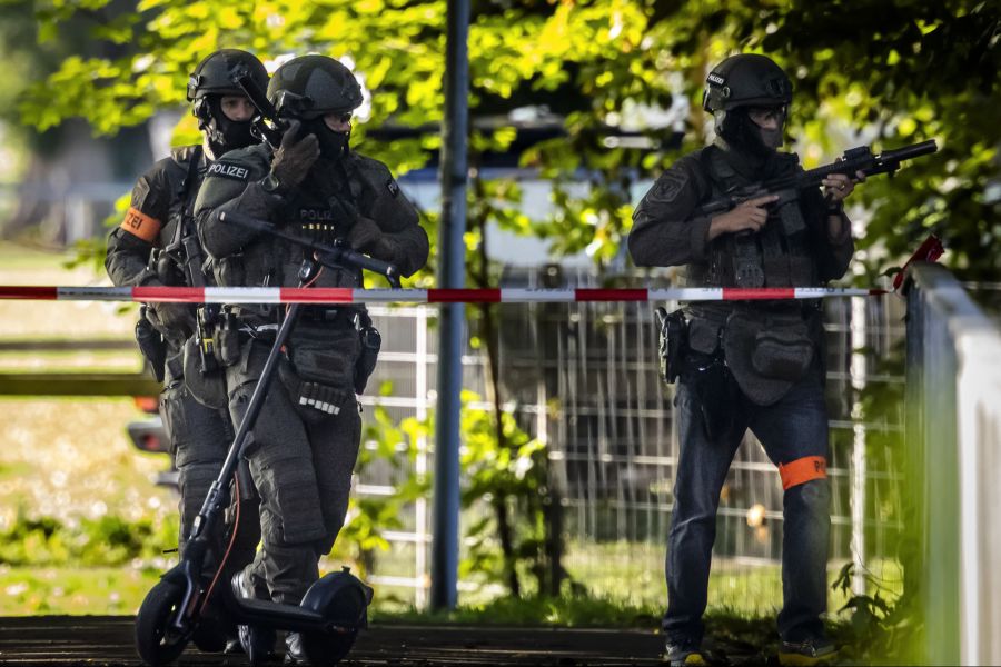 Aarau Schüsse Rave Polizei