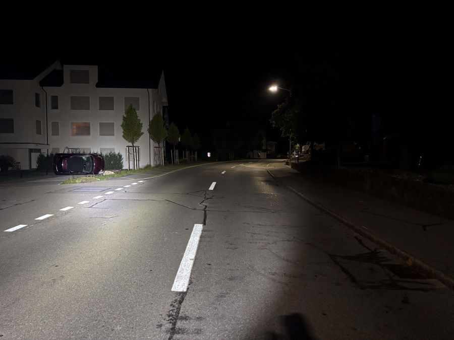 Beim Unfall entstand Sachschaden.