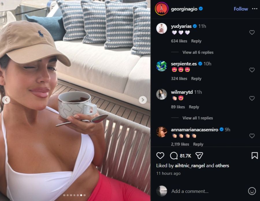 Georgina Rodriguez (32) wehrt sich in einem emotionalen Instagram-Post gegen Bodyshaming-Kommentare zu ihrem Körper.