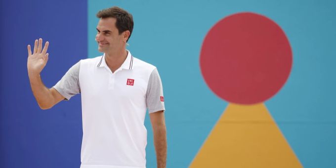 Roger Federer geniesst seine Zeit als Tennis-Rentner. Roger Federer