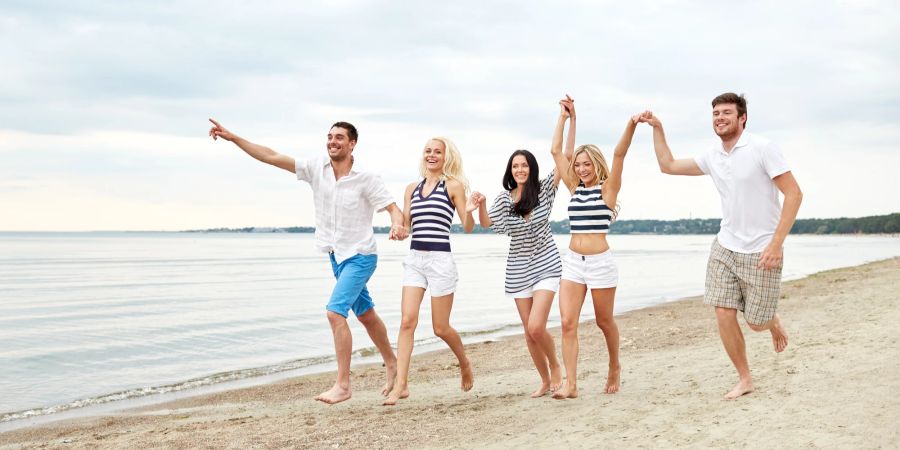 Familie am Strand