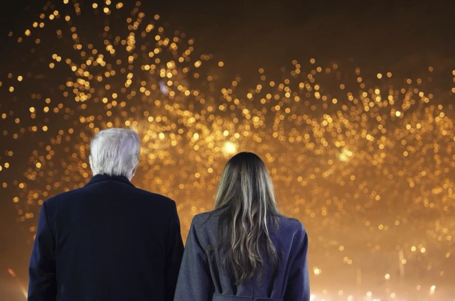 Am Samstagabend gab es beim Golfklub von Donald Trump in Sterling, Virginia, ein Feuerwerk.