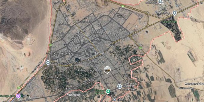 Die Stadt Semnan im Iran. Hier sass der Schweizer wegen Spionage im Gefängnis. Semnan