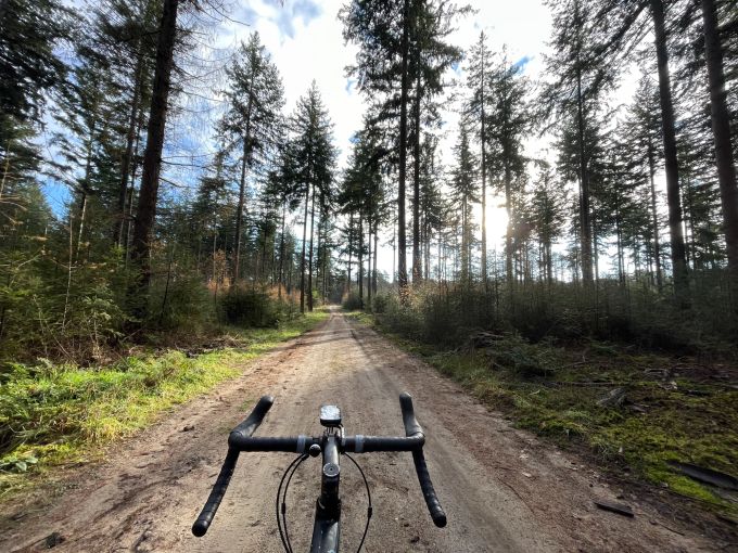 Mit dem Gravelbike durch die Natur. Freizeit