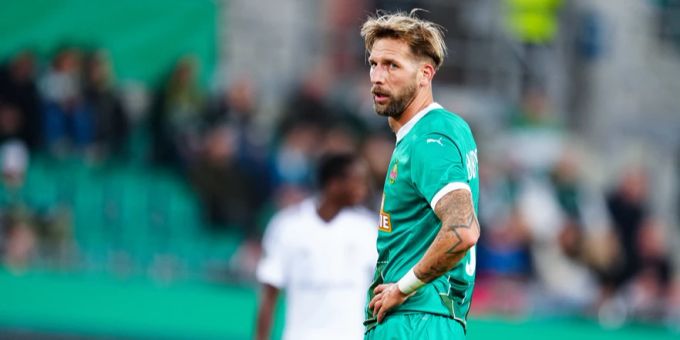 Guido Burgstaller im Einsatz für Rapid Wien. Rapid Wien Guido Burgstaller