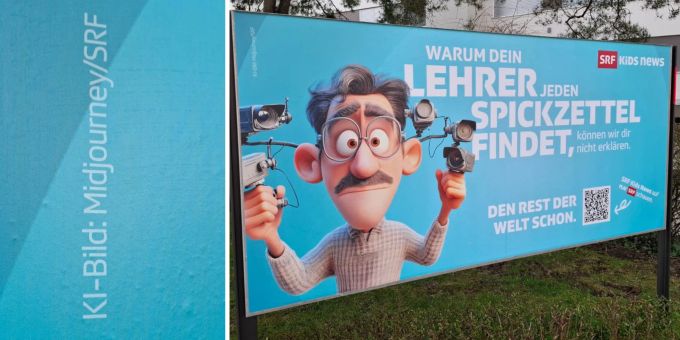 «Zeitgeist» - Jetzt wirbt SRF mit KI-Bild für Kinder-Nachrichten