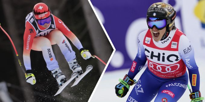 Abfahrt in Garmisch - Suter fährt bei Italien-Doppelsieg aufs Podest