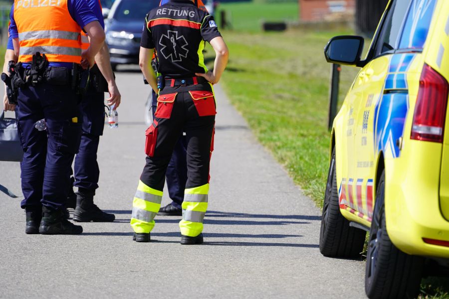 Die Rettungskräfte konnten nur noch den Tod des Mannes feststellen.