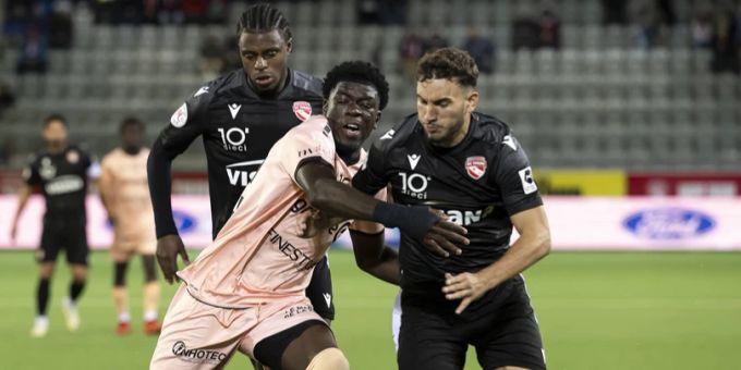 Valmir Matoshi trifft für den FC Thun. FC Thun