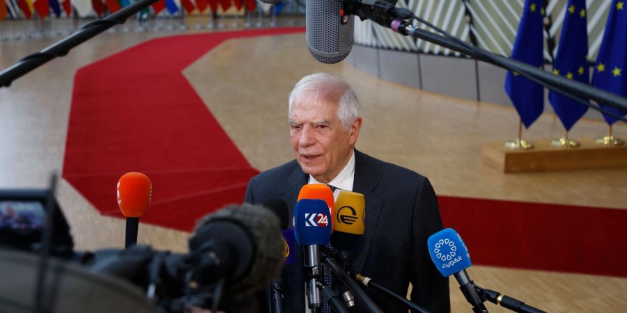 EU-Chefdiplomat Josep Borrell hält ein klares Zeichen an Israel für notwendig.