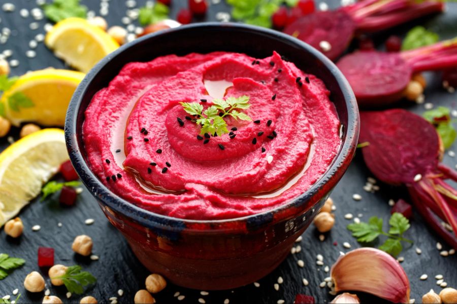 Rote-Bete-Hummus