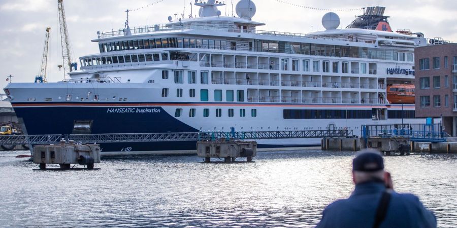 Die «Hanseatic Inspiration» während eines Aufenthalts in Wismar, Mecklenburg-Vorpommern. (Archivbild)