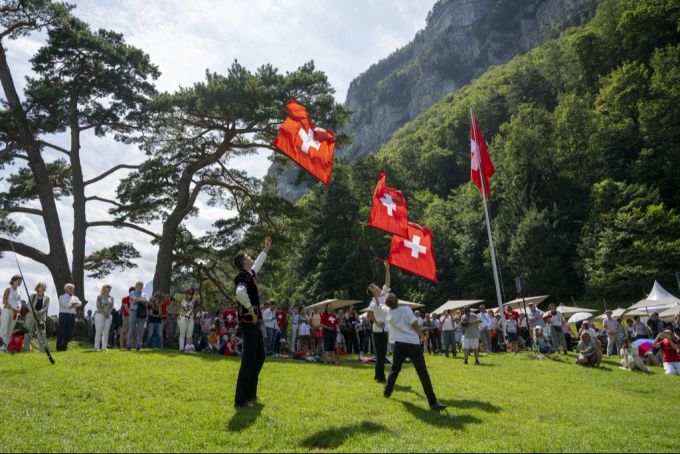 Fahnen Rigi