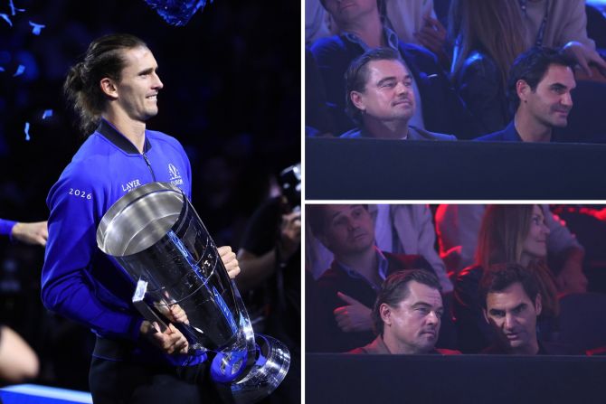Roger Federer Leonardo DiCaprio