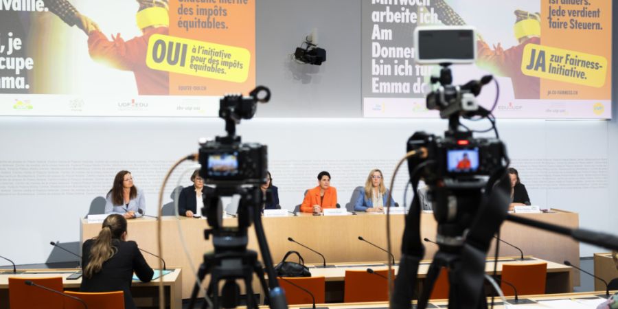 «Jedes Leben, jede Familie ist anders»: Das Steuersystem dürfe keine Lebensmodelle bevorzugen, betonten die Initiantinnen bei der Lancierung der «Fairness-Initiative».
