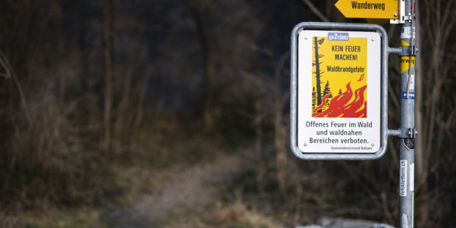 Die Waldbrandgefahr im Kanton Luzern bleibt erheblich. (Symbolbild)