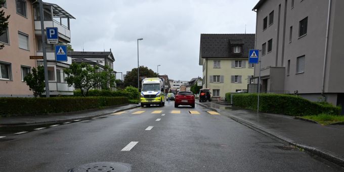 Rheineck: Unfall zwischen Auto und Fussgängerin. Rheineck: Unfall